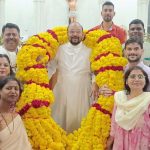 The farewell ceremony organized
